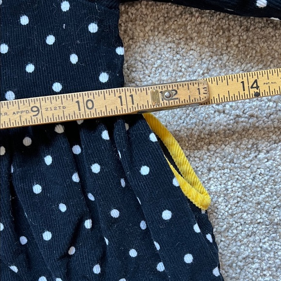 VTG Baby Togs 90s Corduroy Polka Dot Clown Kids Color Jumper One Piece 18mo - Picture 11 of 13